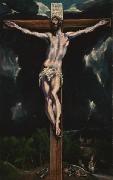 GRECO, El Christ on the Cross oil painting artist